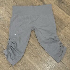 Lululemon Gray Capris Leggings 12